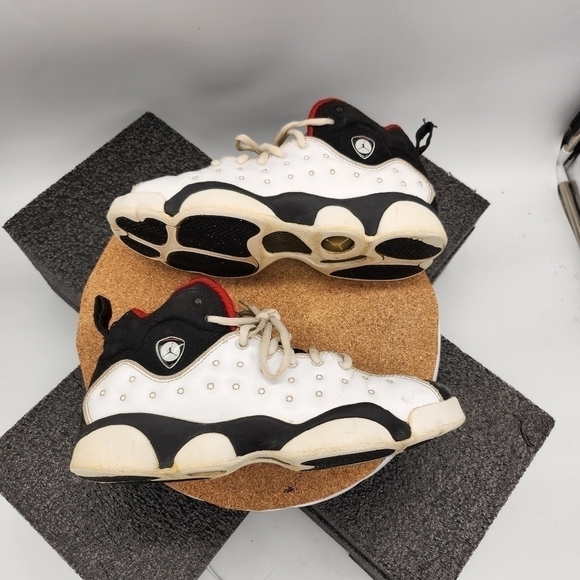 JORDAN JUMPMAN TEAM II BG SIZE 6.5 YOUTH 8 WOMEN SHOES 820273 101 - Picture 4 of 13